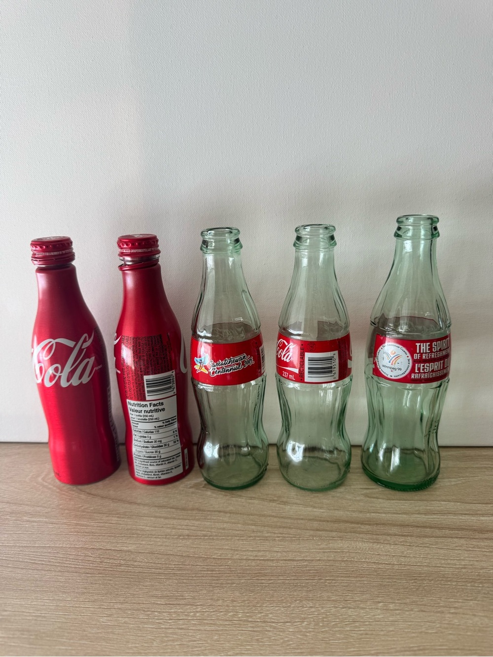 Coca-Cola Collectible Bottle Lot | 5 Bottles | Commemorative & Aluminum Coke